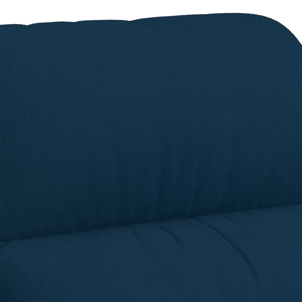 Relaxsessel Blau Samt