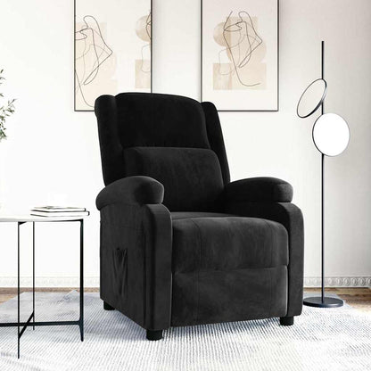 Relaxsessel Schwarz Samt