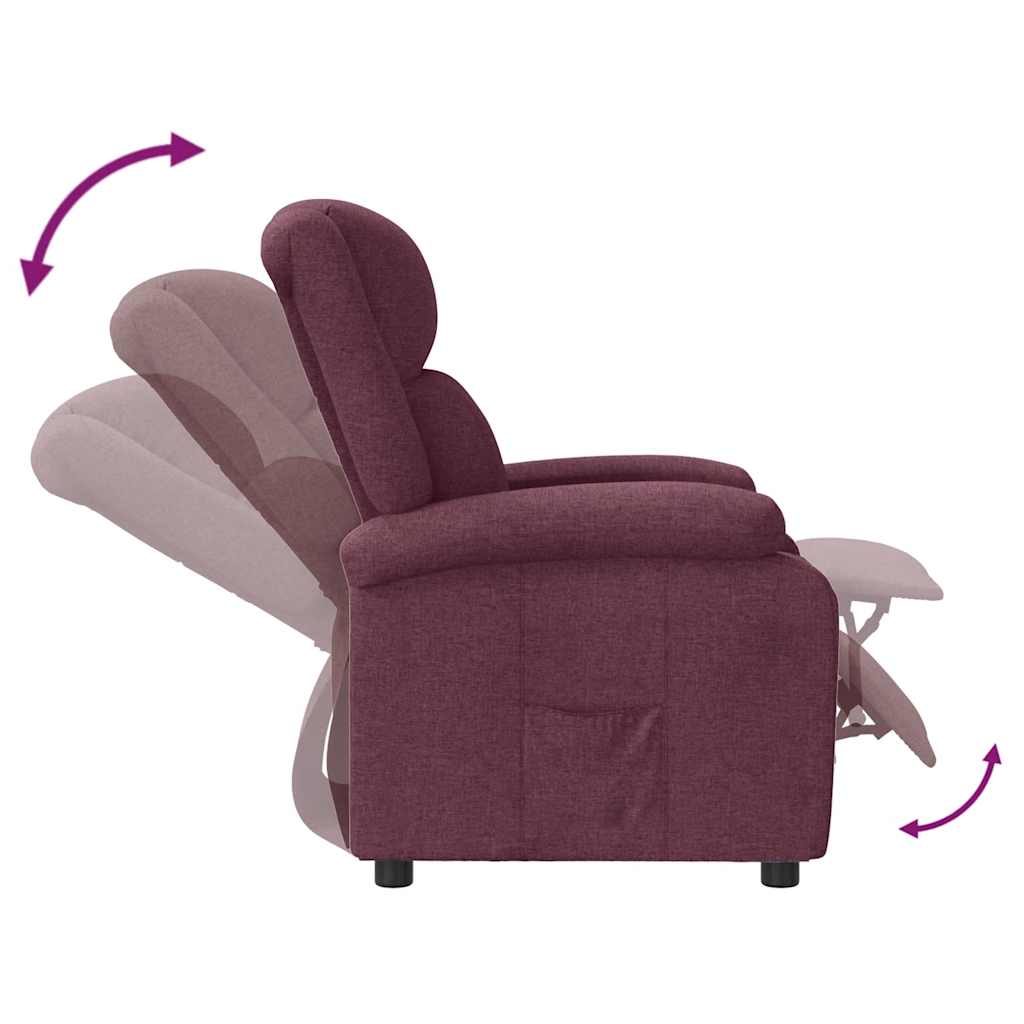 Relaxsessel Lila Stoff