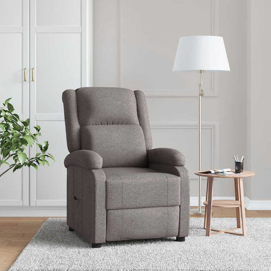 Relaxsessel Taupe Stoff