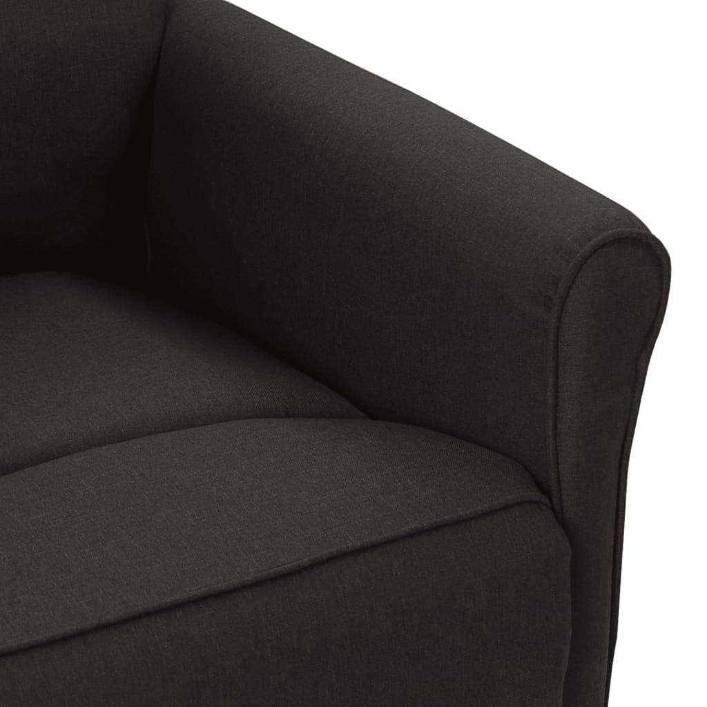 Relaxsessel Schwarz Stoff