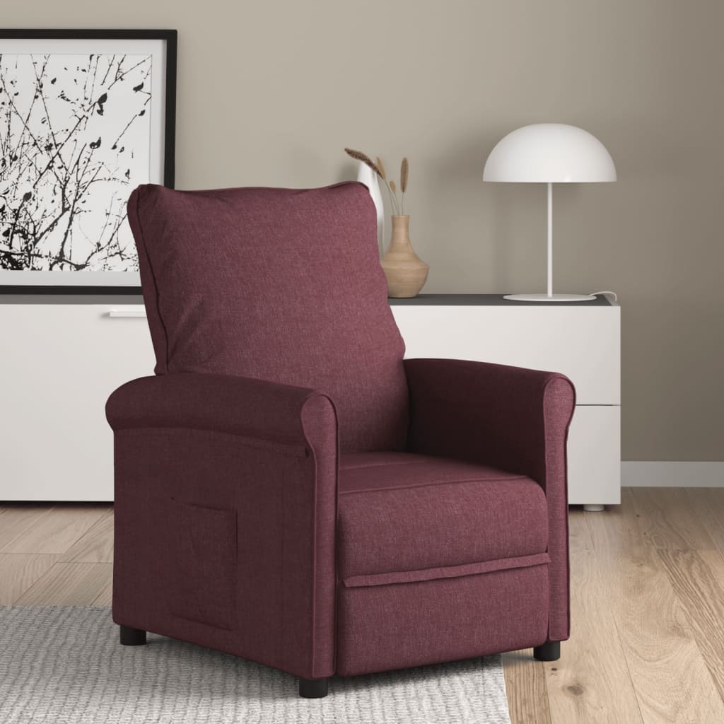 Relaxsessel Lila Stoff