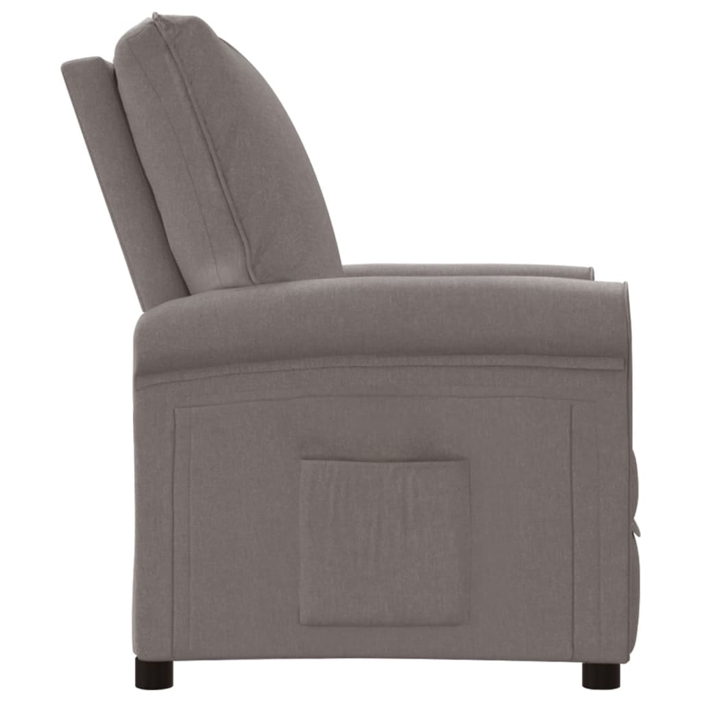 Relaxsessel Taupe Stoff