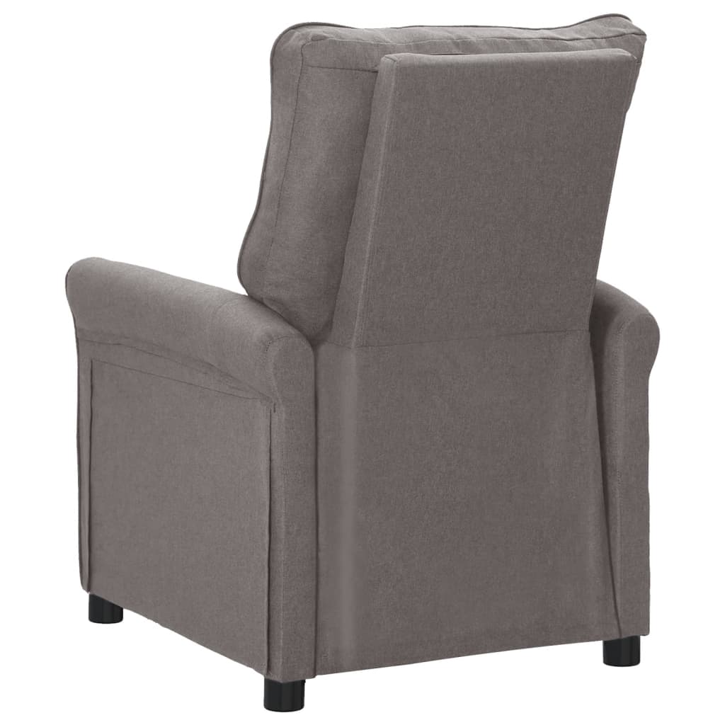Relaxsessel Taupe Stoff