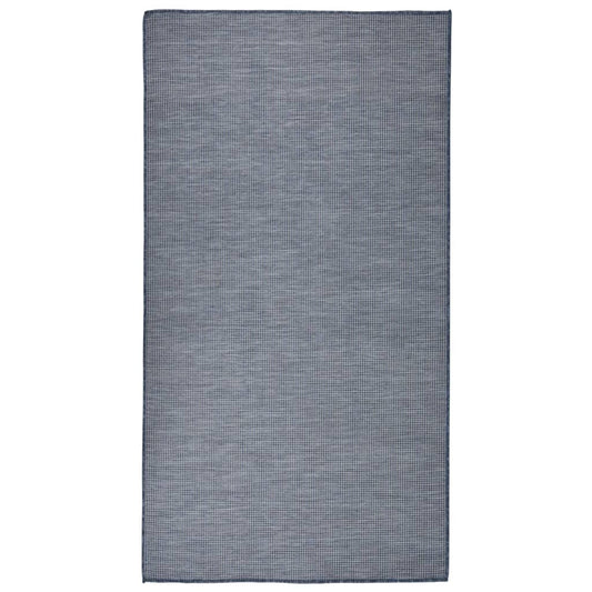 Outdoor-Teppich Flachgewebe 80x150 cm Blau