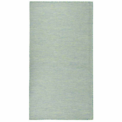 Outdoor-Teppich Flachgewebe 80x150 cm Türkis