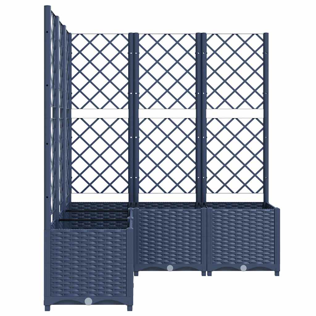 Garten Blaugrau 120 x 120 x 136 cm