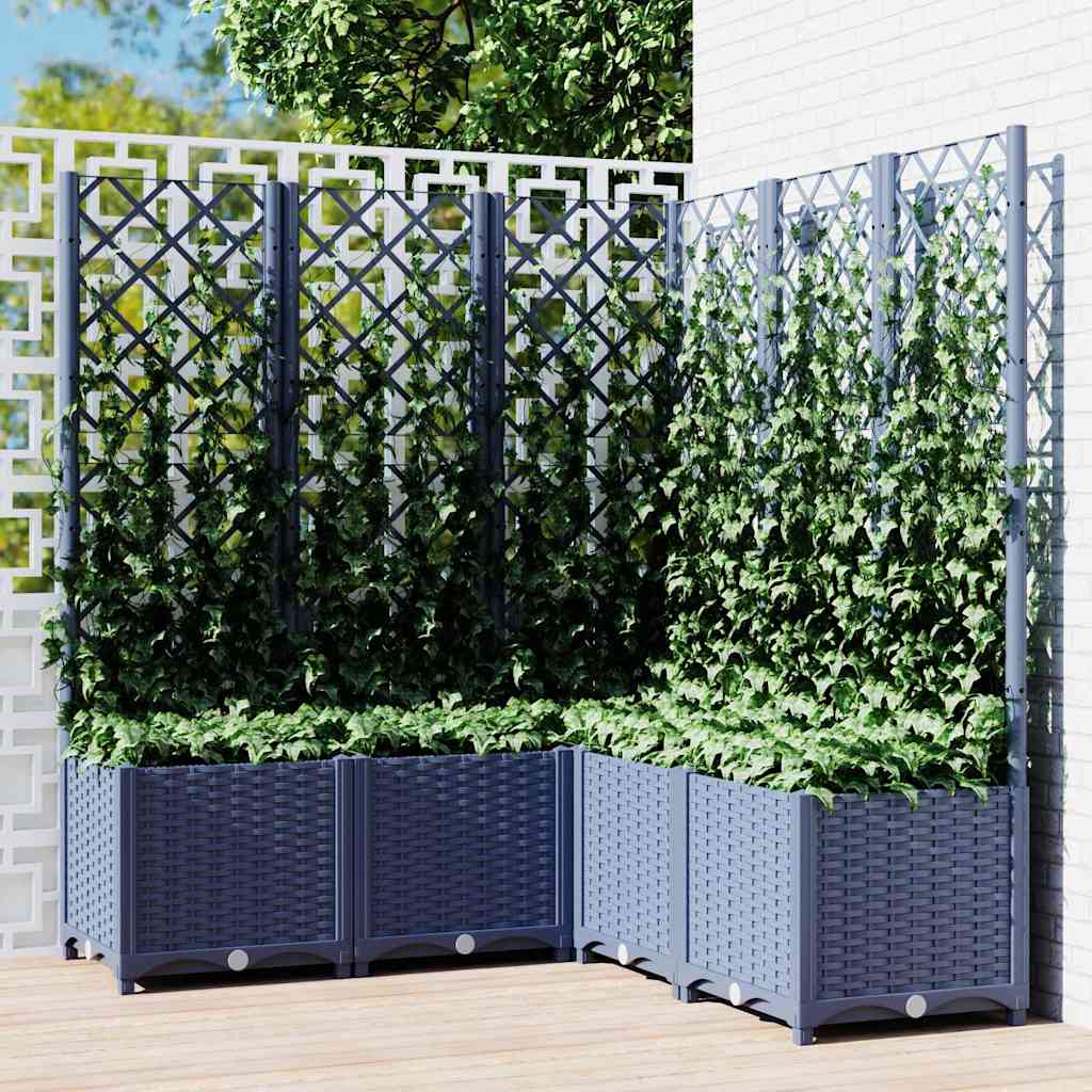 Garten Blaugrau 120 x 120 x 136 cm