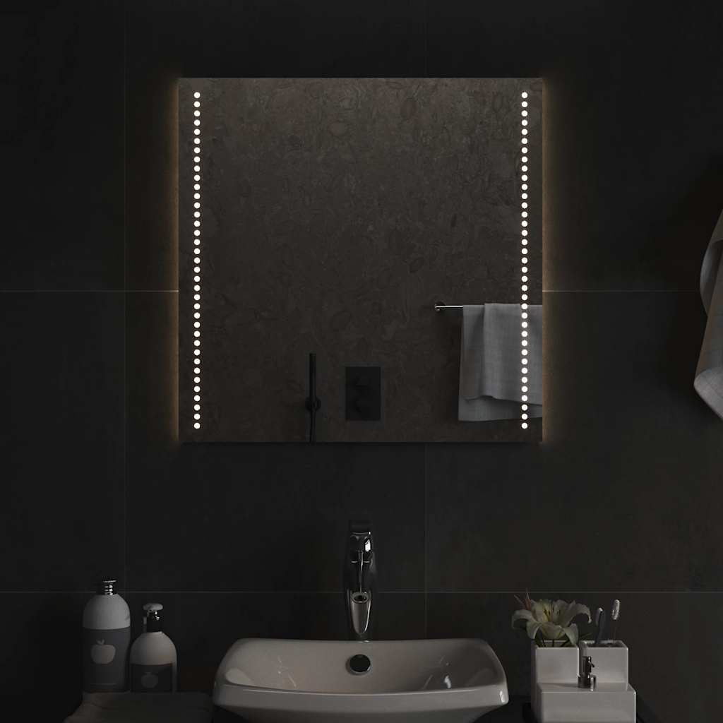 LED-Badspiegel 60x60 cm