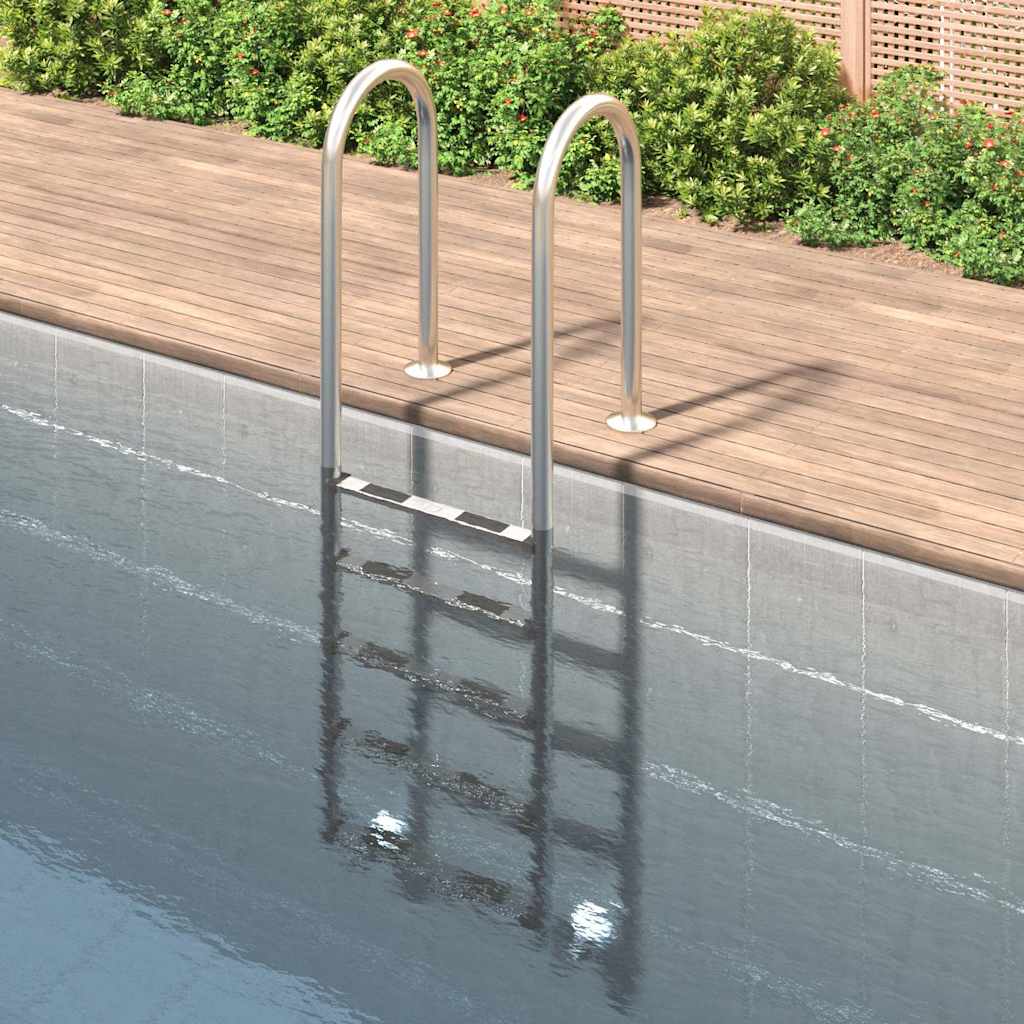 Pool-Leiter 54x38x211 cm Edelstahl 304