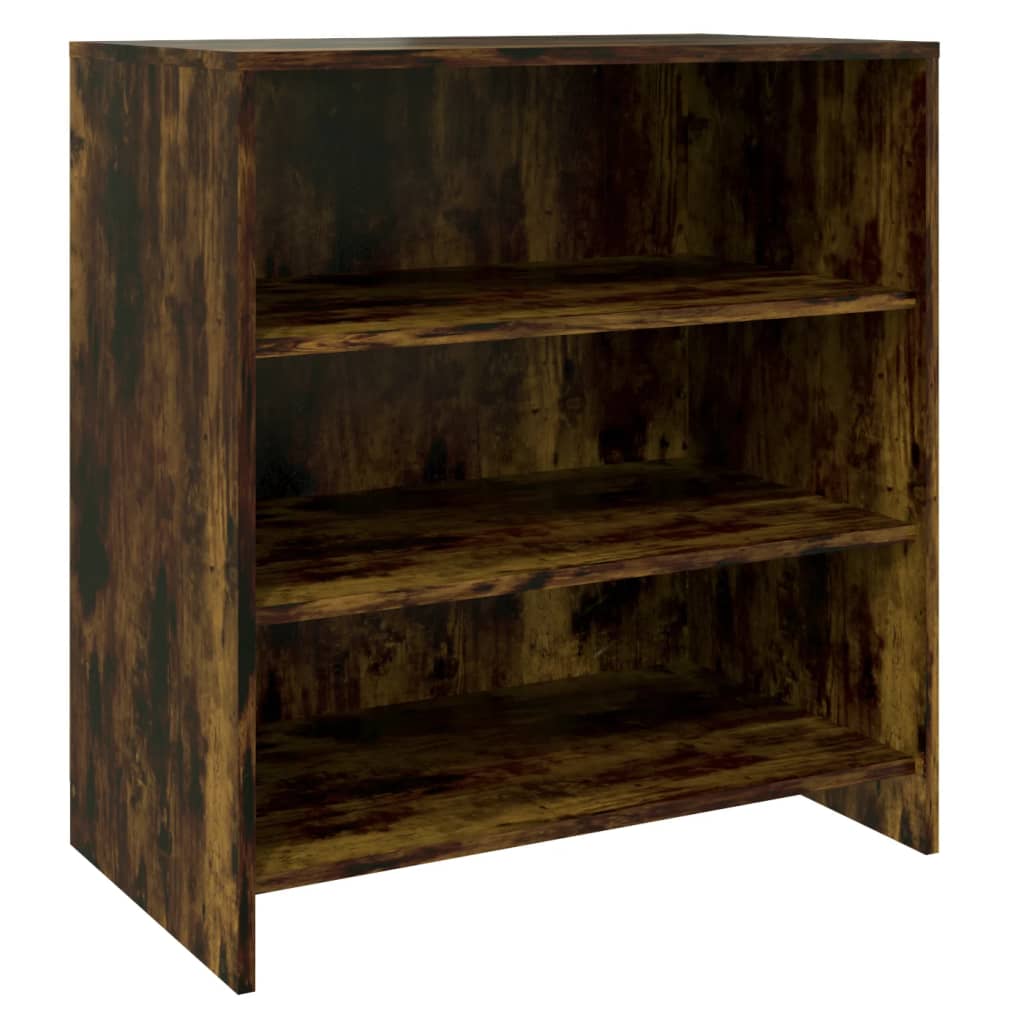 3-tlg. Sideboard Räuchereiche Holzwerkstoff