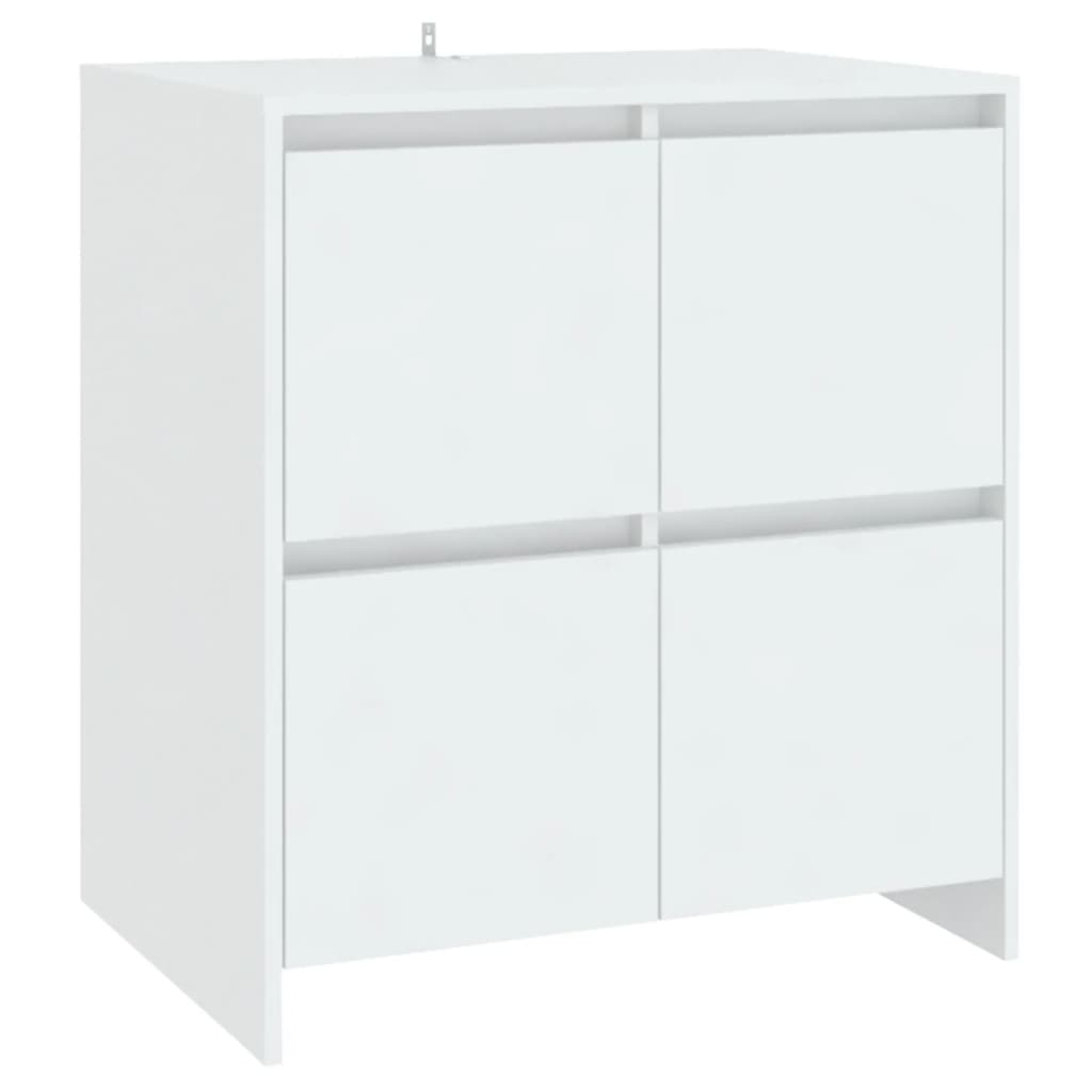 2-tlg. Sideboard Weiß Holzwerkstoff
