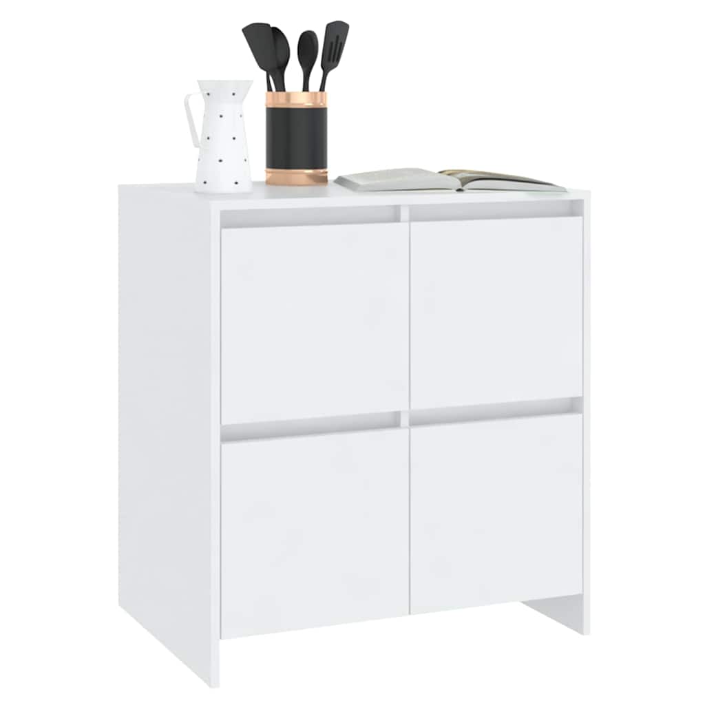 Sideboards 2 Stk. Weiß 70x41x75 cm Holzwerkstoff
