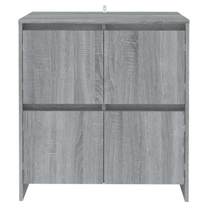 Sideboards 2 Stk. Grau Sonoma 70x41x75 cm Holzwerkstoff