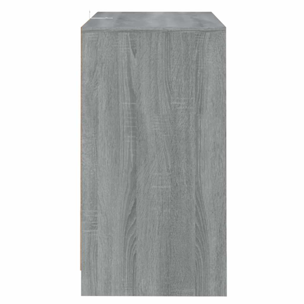 Sideboards 2 Stk. Grau Sonoma 70x41x75 cm Holzwerkstoff