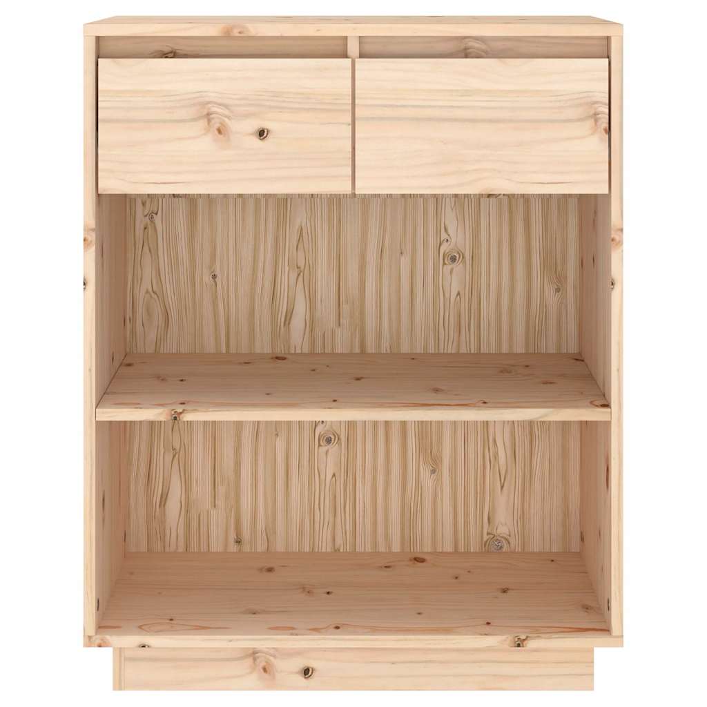 Beistellschrank 60x34x75 cm Massivholz Kiefer