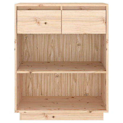 Beistellschrank 60x34x75 cm Massivholz Kiefer