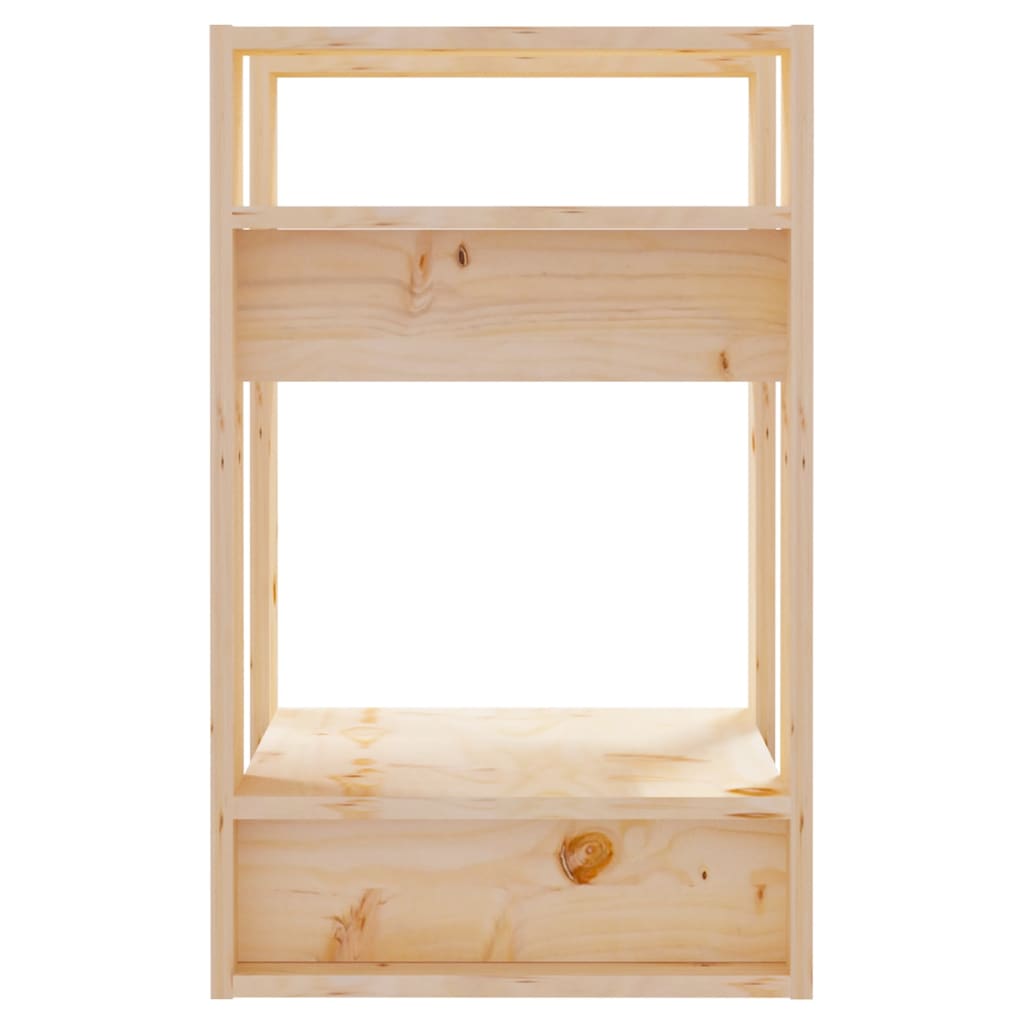 Bibliothèque/séparateur de pièce 41x35x57 cm en bois de pin massif