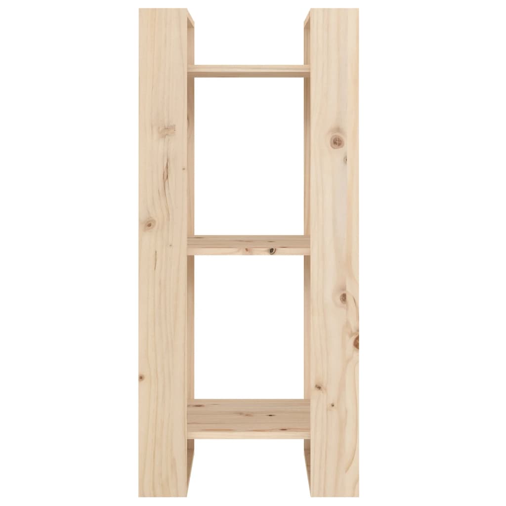 Bibliothèque/séparateur de pièce 41x35x91 cm en bois de pin massif
