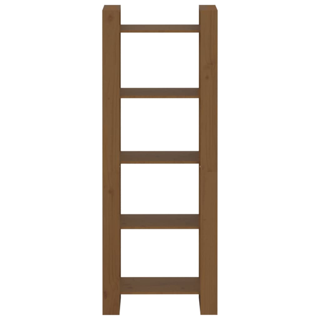 Bibliothèque/séparateur de pièce marron miel 60x35x160cm bois de pin massif