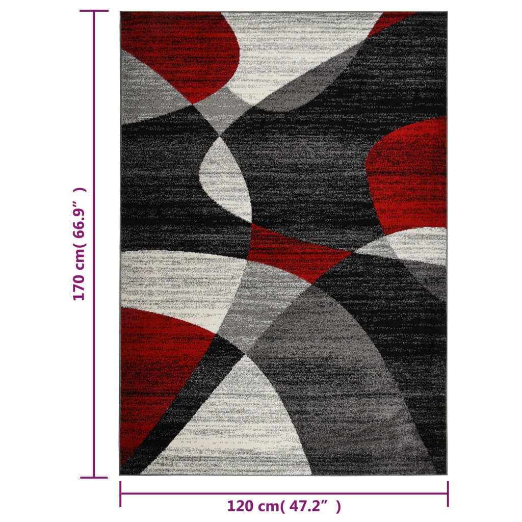 Wohnzimmerteppich 120x170 cm Mehrfarbig