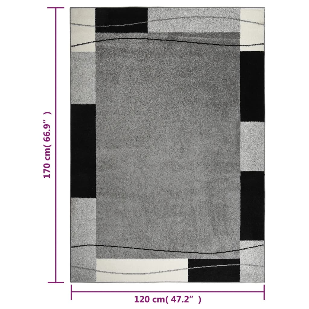 Wohnzimmerteppich 120x170 cm Mehrfarbig