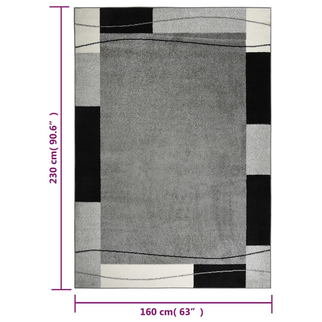Wohnzimmerteppich 160x230 cm Mehrfarbig