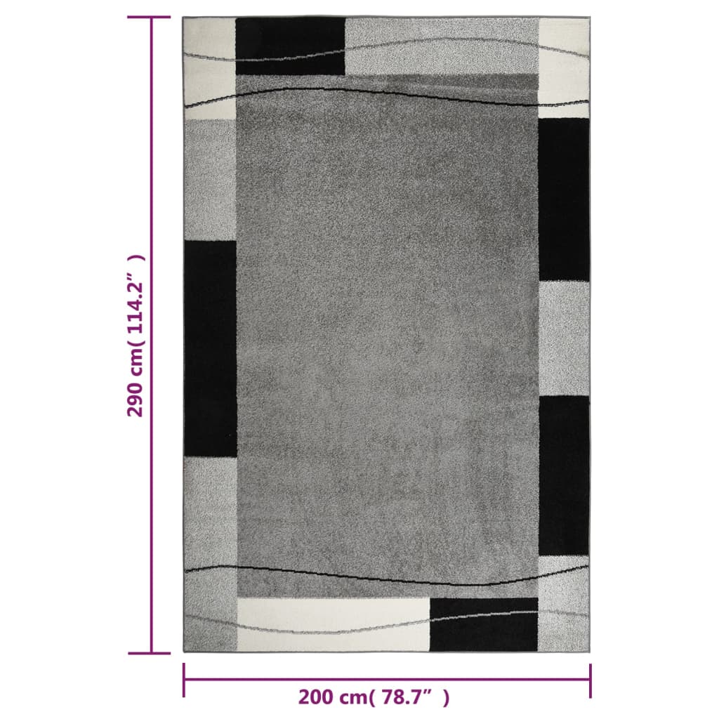 Wohnzimmerteppich 200x290 cm Mehrfarbig
