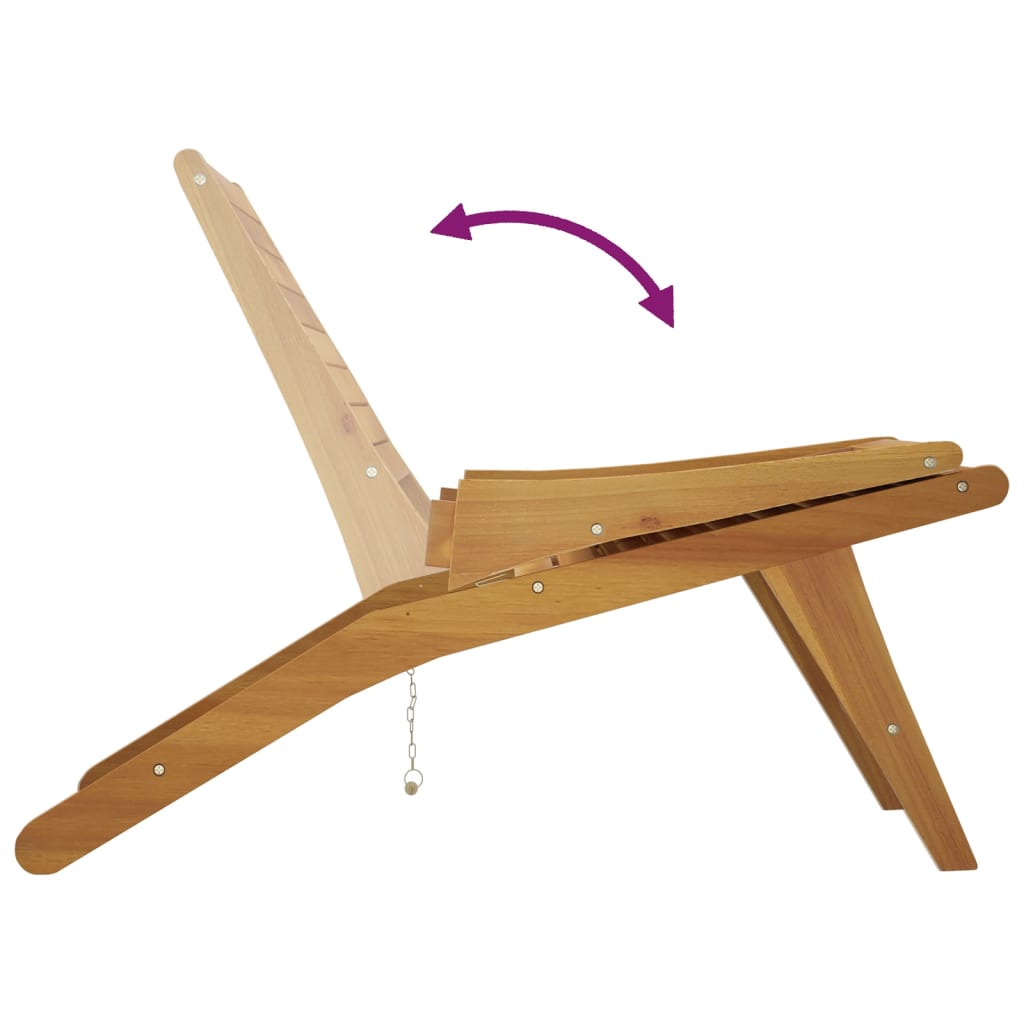 Klappstuhl aus massivem Teakholz