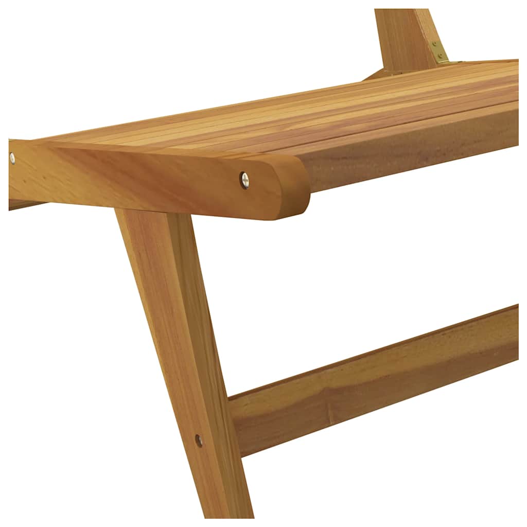 Klappstuhl aus massivem Teakholz