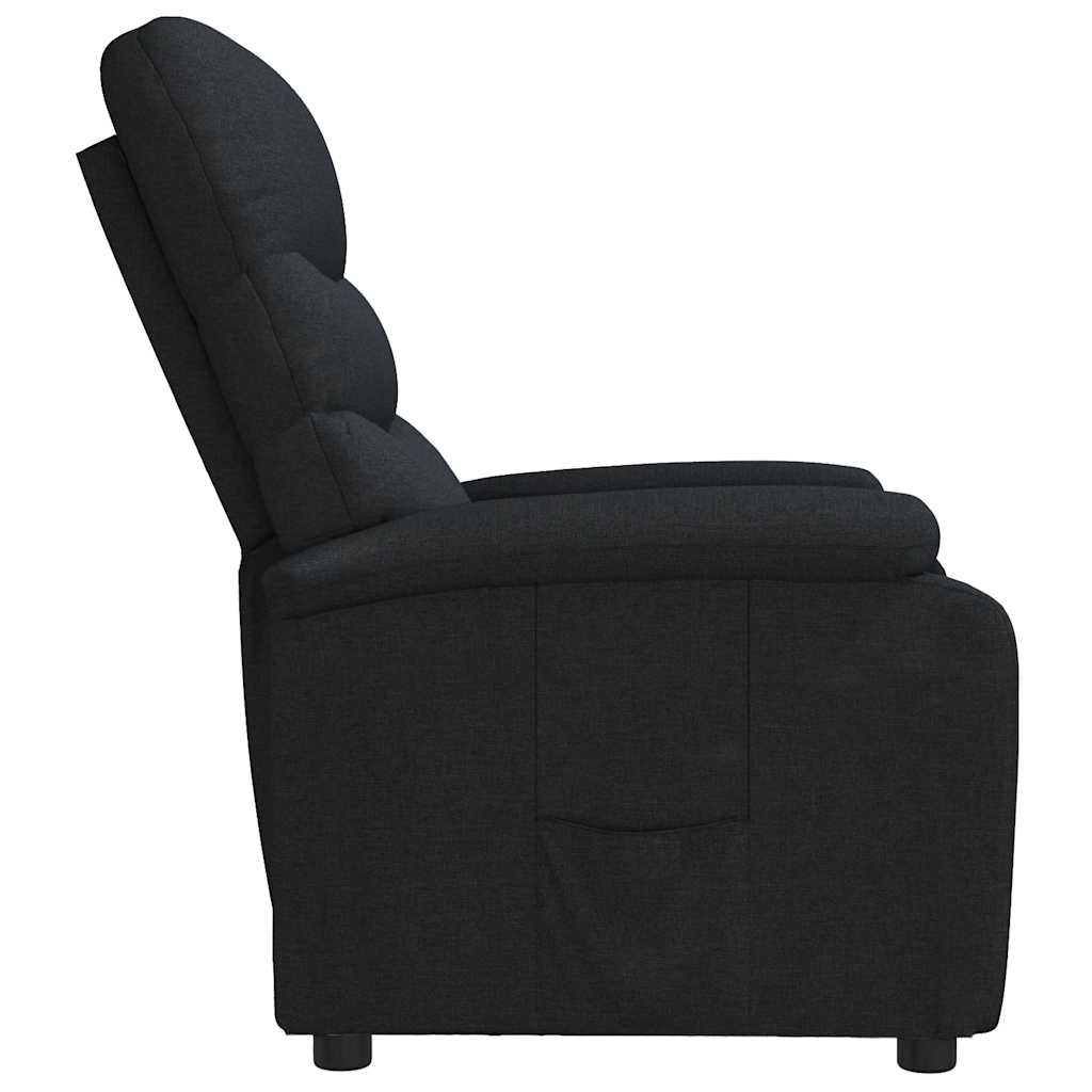 Relaxsessel Schwarz Stoff