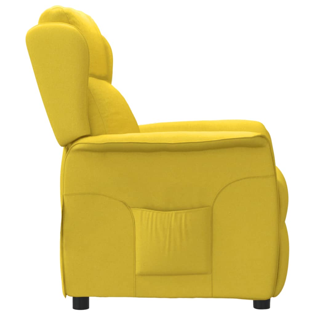 Relaxsessel Hellgelb Stoff