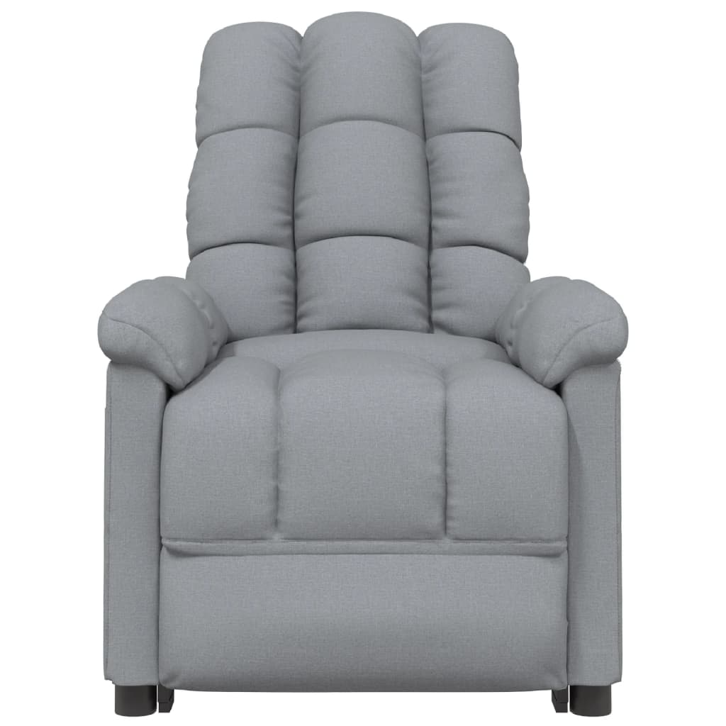 Fauteuil de massage tissu gris clair