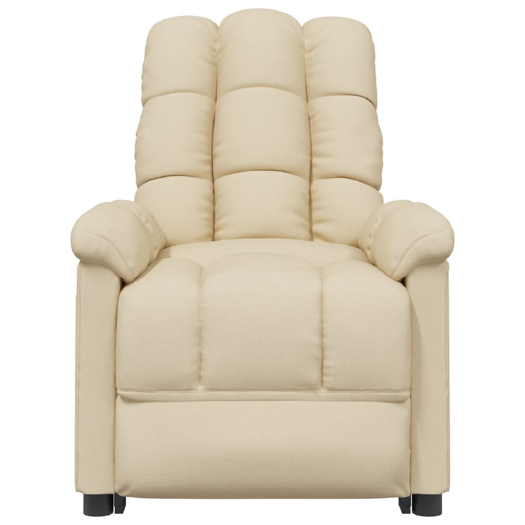 Fauteuil de massage tissu crème
