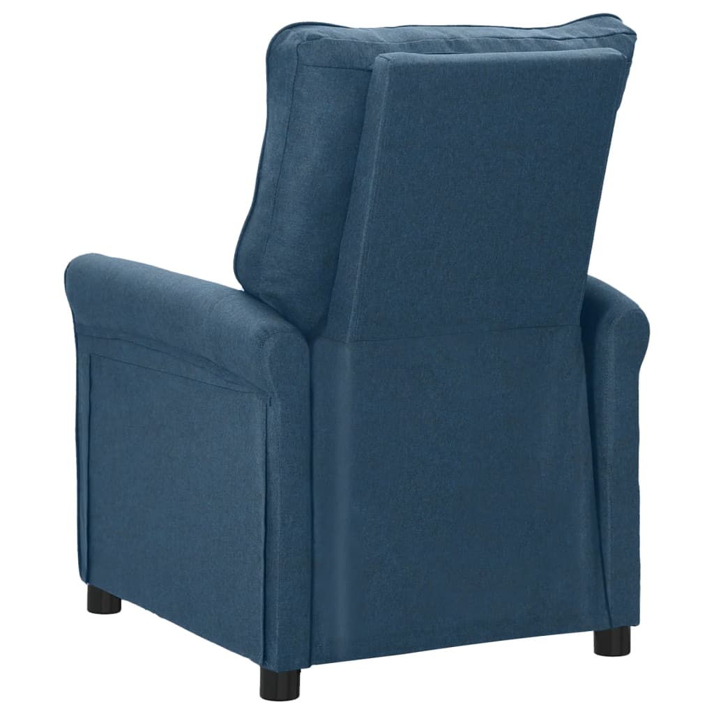 Relaxsessel Blau Stoff