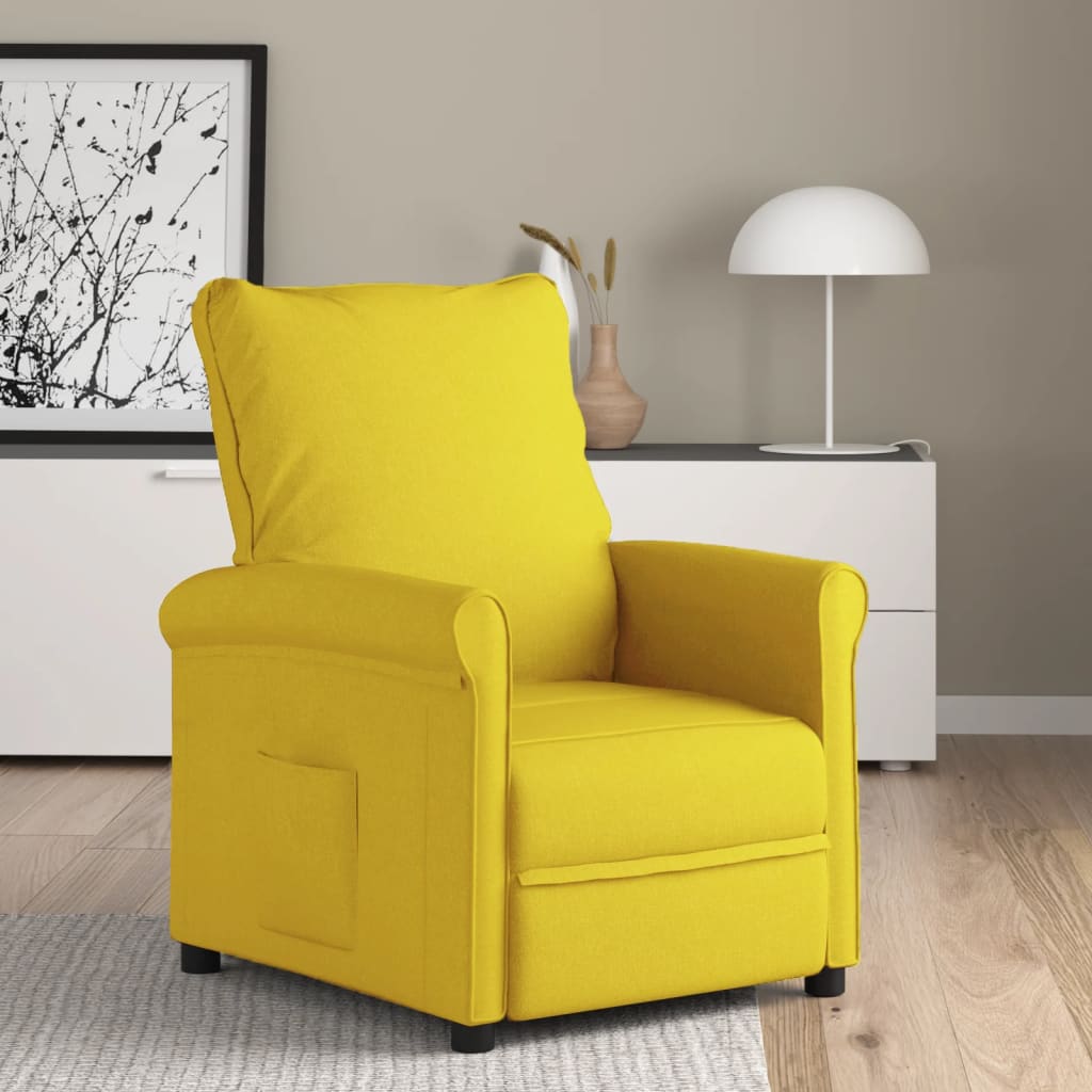 Relaxsessel Gelb Stoff