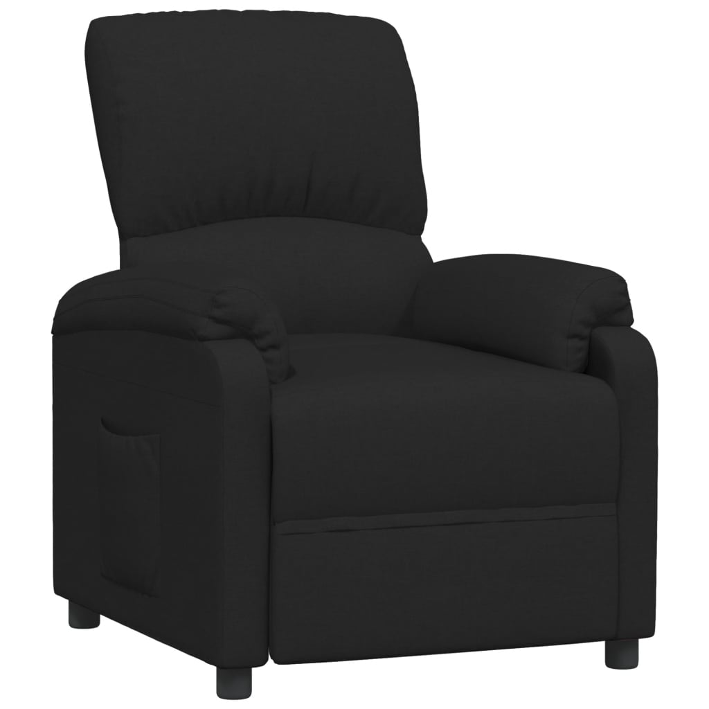 Relaxsessel Schwarz Stoff