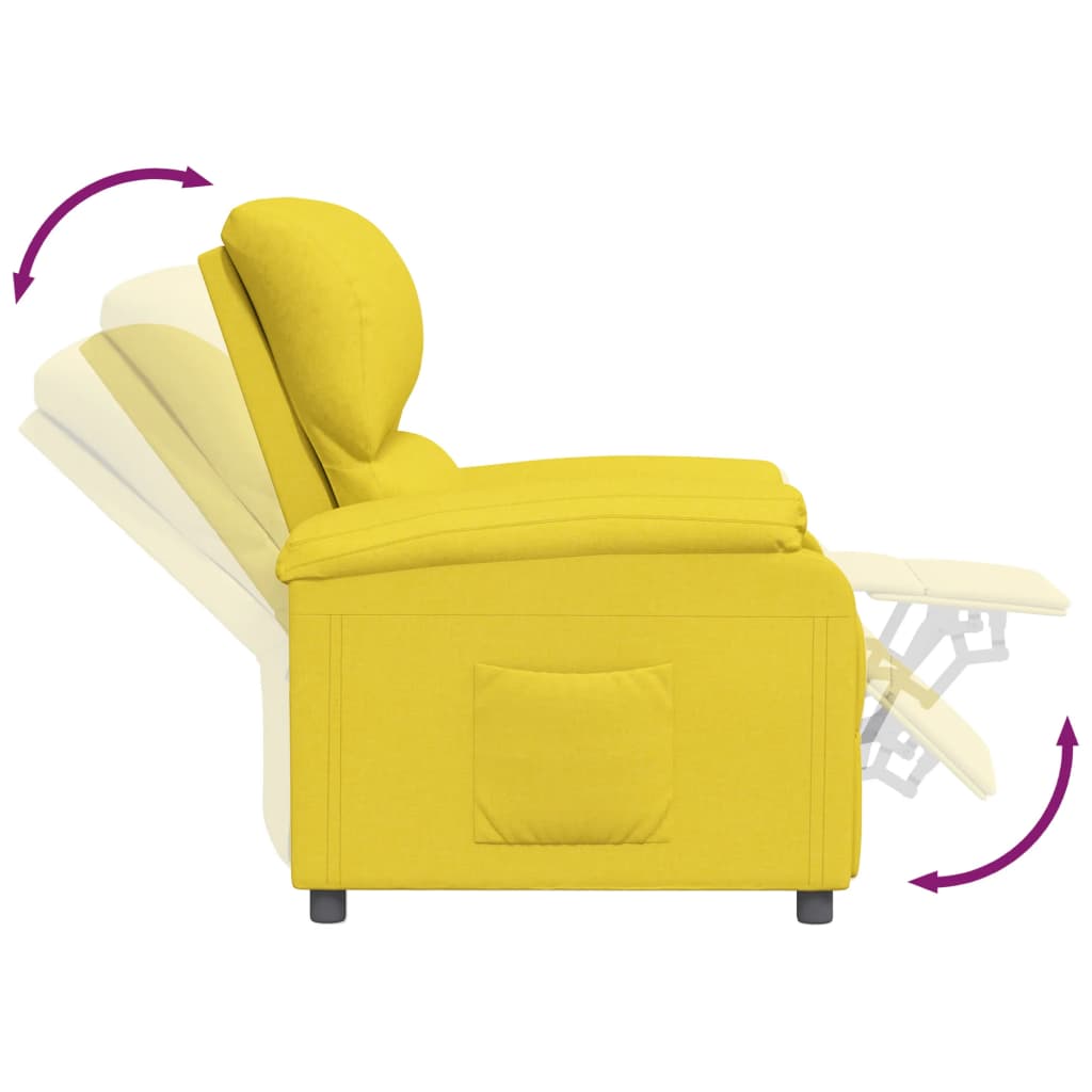 Relaxsessel Gelb Stoff