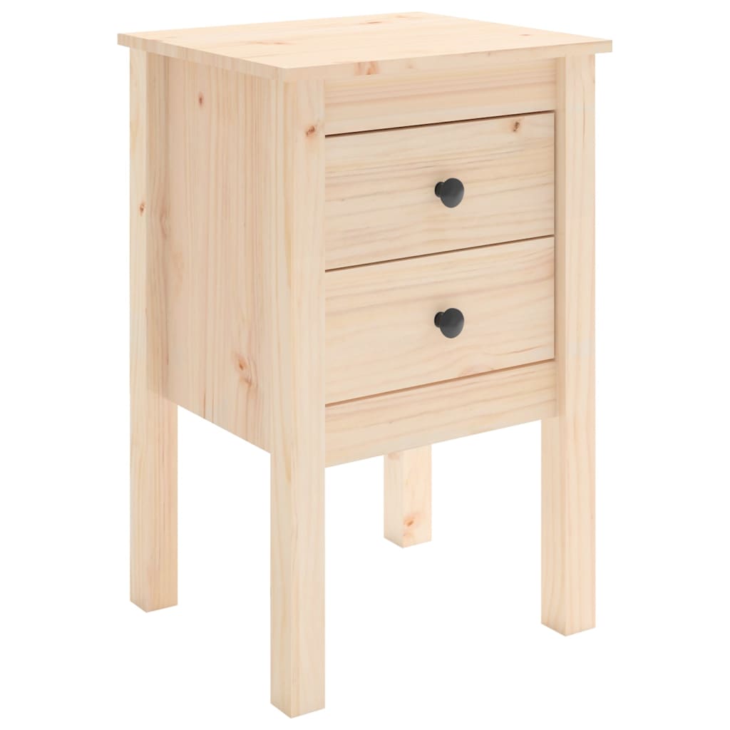 Table de chevet 40x35x61,5 cm en bois de pin massif