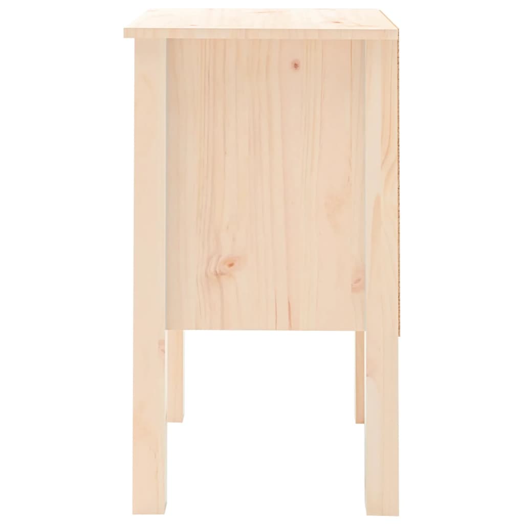 Table de chevet 40x35x61,5 cm en bois de pin massif