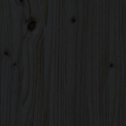 Sideboards 2 Stk. Schwarz 39x35x80 cm Massivholz Kiefer