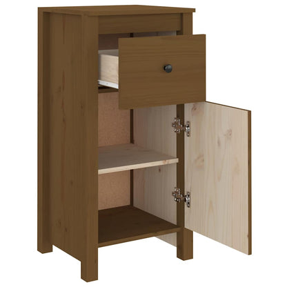 Sideboard Honigbraun 40x35x80 cm Massivholz Kiefer