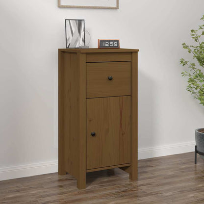 Sideboard Honigbraun 40x35x80 cm Massivholz Kiefer