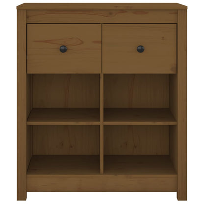 Sideboard Honigbraun 70x35x80 cm Massivholz Kiefer