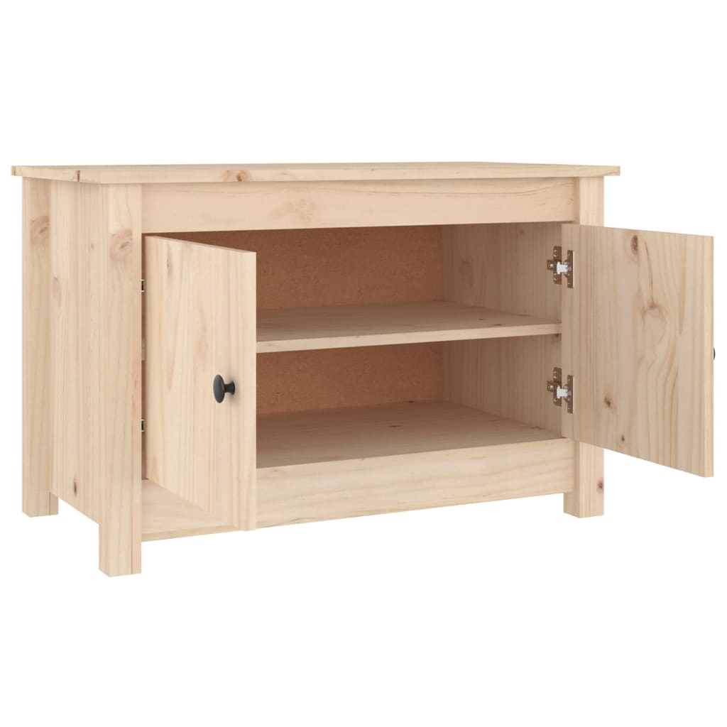 Shoe cabinet 70x38x45.5 cm solid pine wood