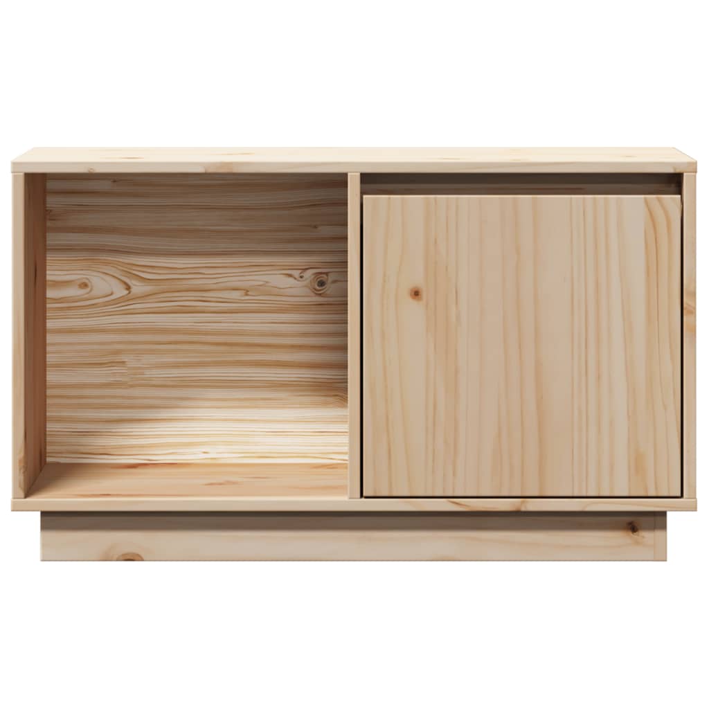 TV-Schrank 74x35x44 cm Massivholz Kiefer