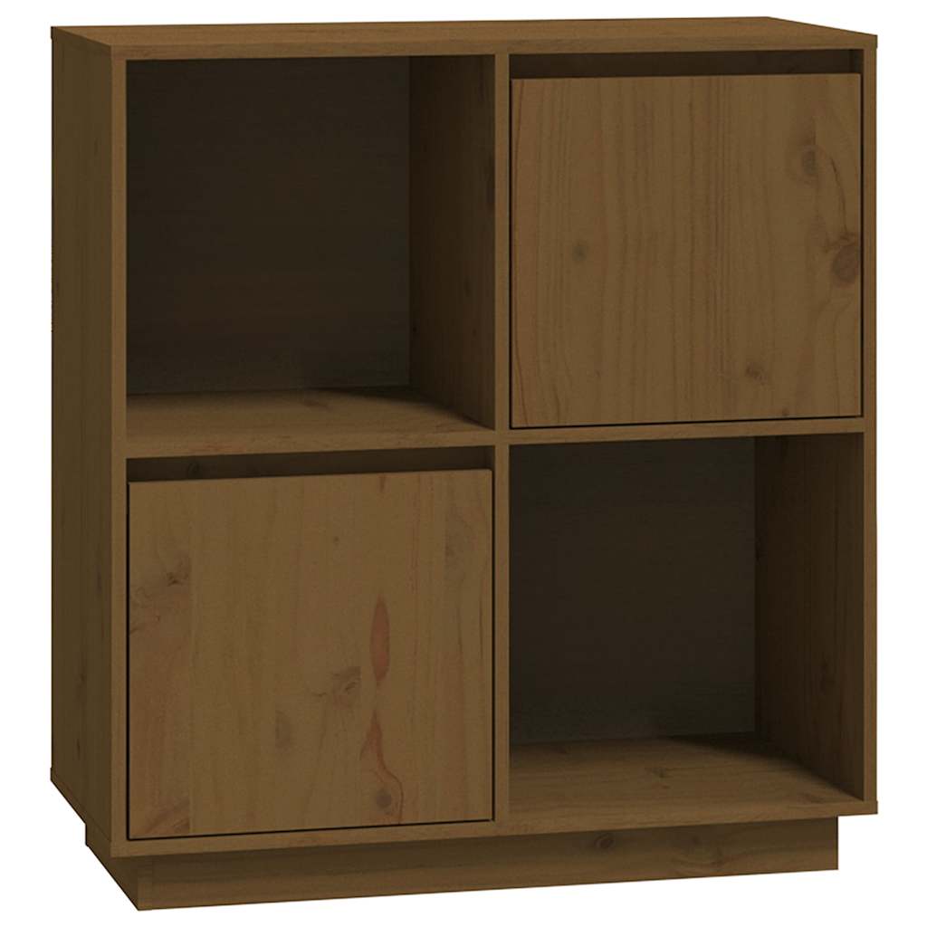Sideboard Honigbraun 74x35x80 cm Massivholz Kiefer