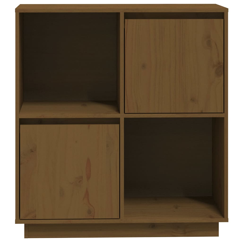 Sideboard Honigbraun 74x35x80 cm Massivholz Kiefer