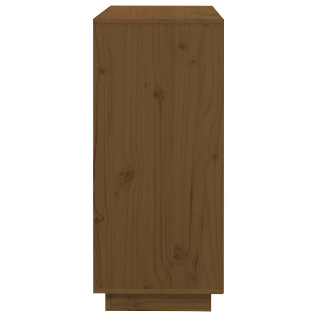 Sideboard Honigbraun 74x35x80 cm Massivholz Kiefer