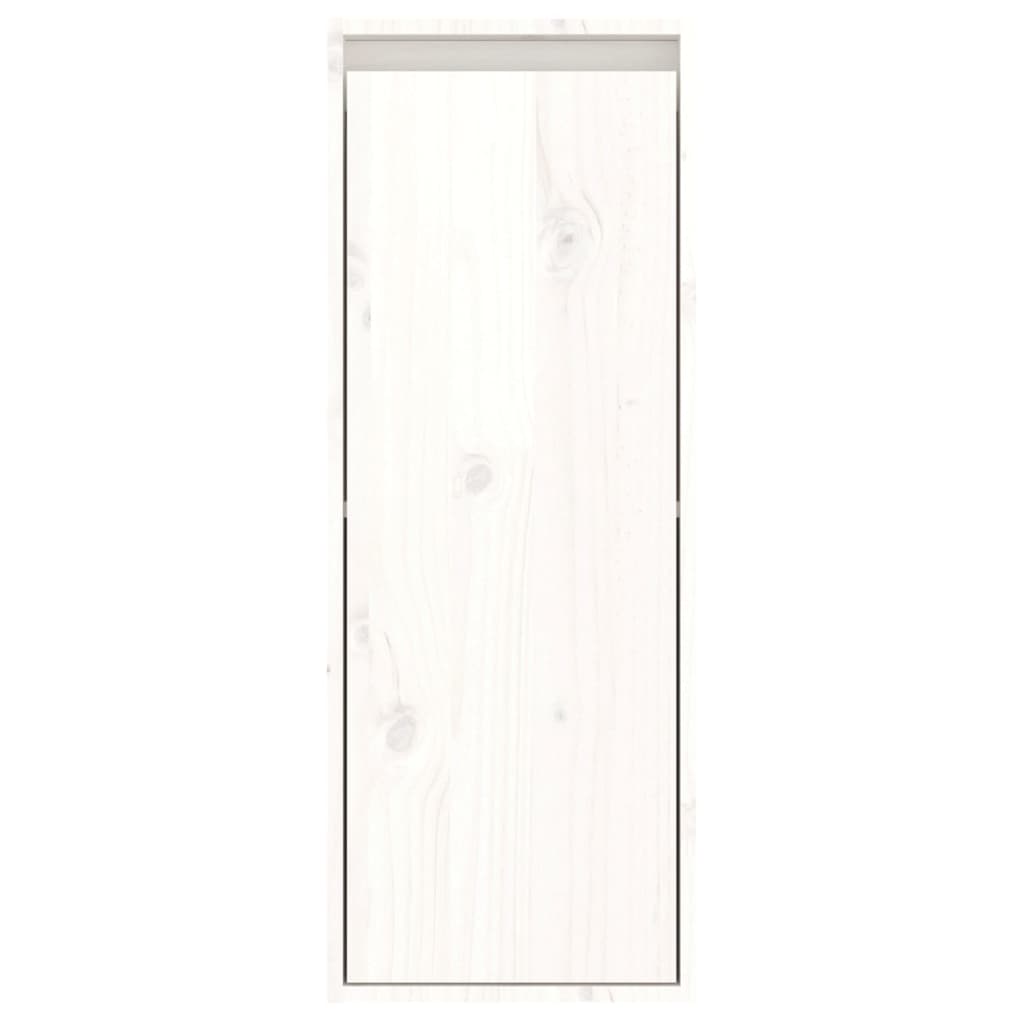 TV-Schränke 2 Stk. Weiß Massivholz Kiefer